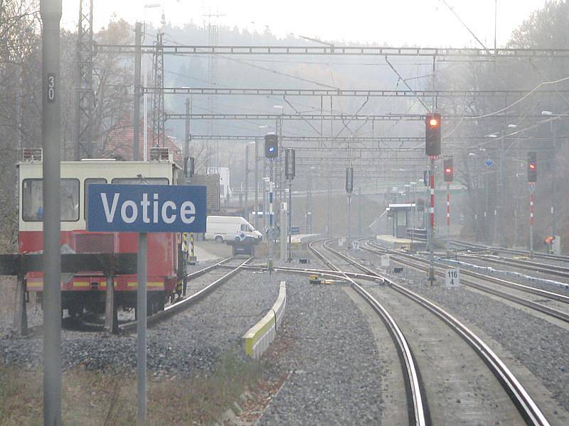 Koridor po provoznění přeložky Olbramovice - Votice. 