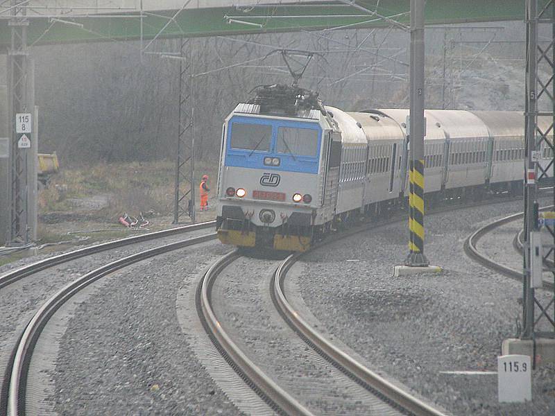 Koridor po provoznění přeložky Olbramovice - Votice. 