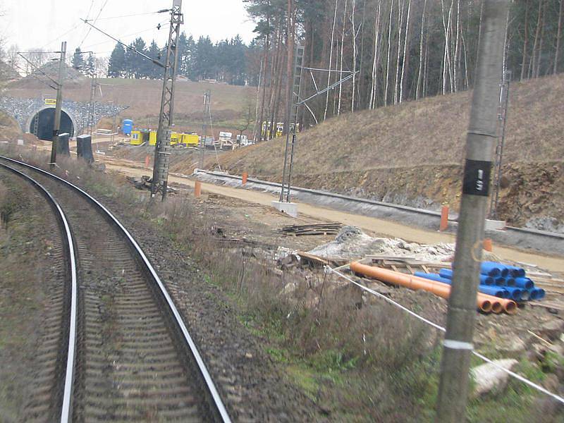 Koridor po provoznění přeložky Olbramovice - Votice. 