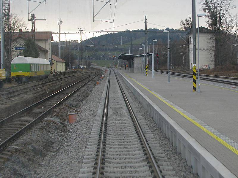 Koridor po provoznění přeložky Olbramovice - Votice. 