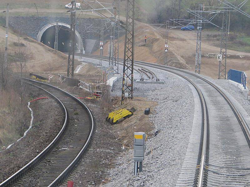 Koridor po provoznění přeložky Olbramovice - Votice. 