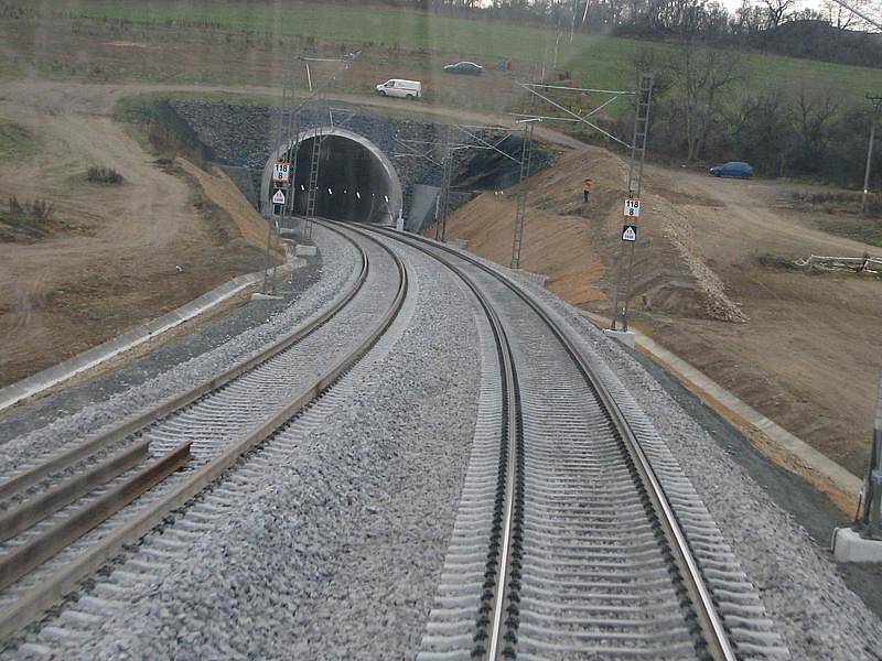 Koridor po provoznění přeložky Olbramovice - Votice. 