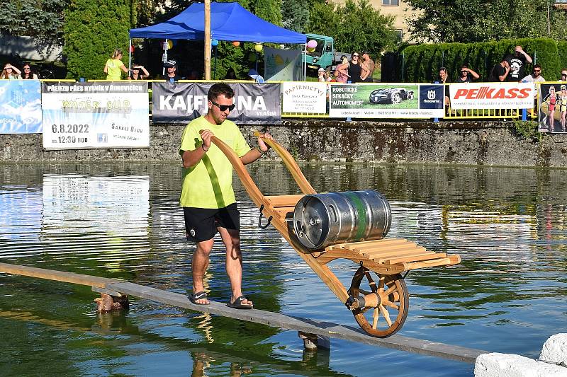 Water cup - přejezd přes rybník v Řimovicích.