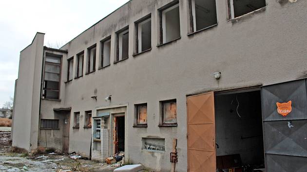 Areál bývalé geodézie v Dukelské ulici v Benešově.