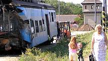 Vrak vlaku v Čerčanech