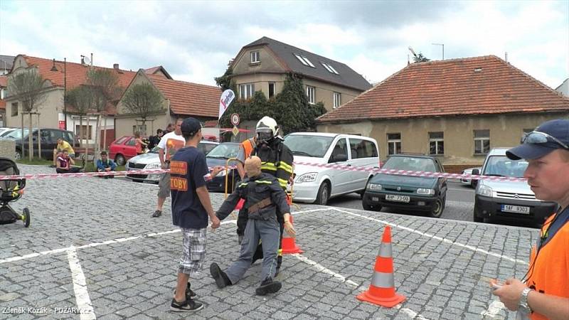 První ročník "Mnichovického železného hasiče".