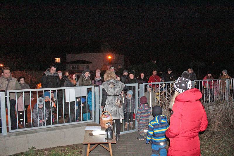 Čertovské odpoledne na zahradě Mateřské školy v Komenského ulici v Týnci nad Sázavou.