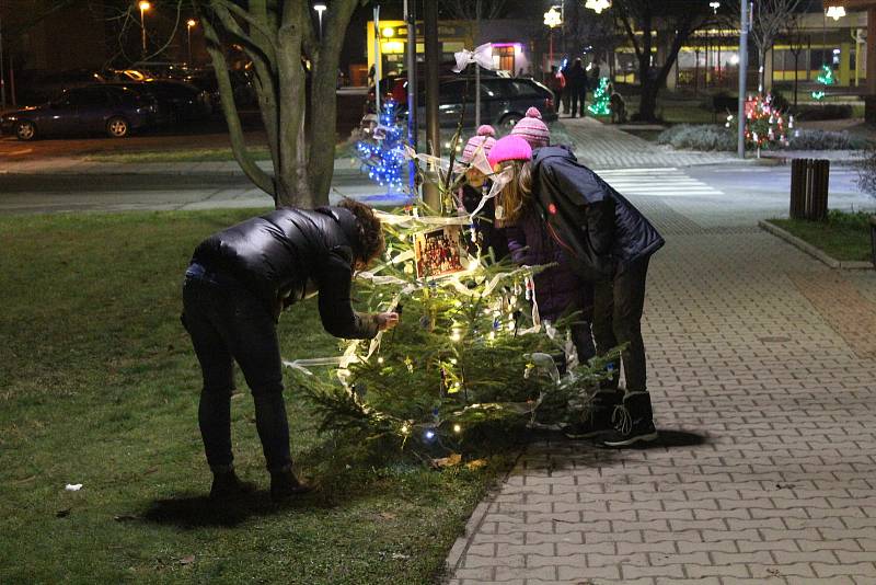 Rozsvěcení vánočního stromu v Týnci se konalo v sobotu 2. prosince.