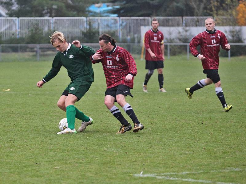 Slovan Kladno - Slavoj Kladno 5:1, III. tř. sk. A, okr. Kladno, 25. 10. 2015