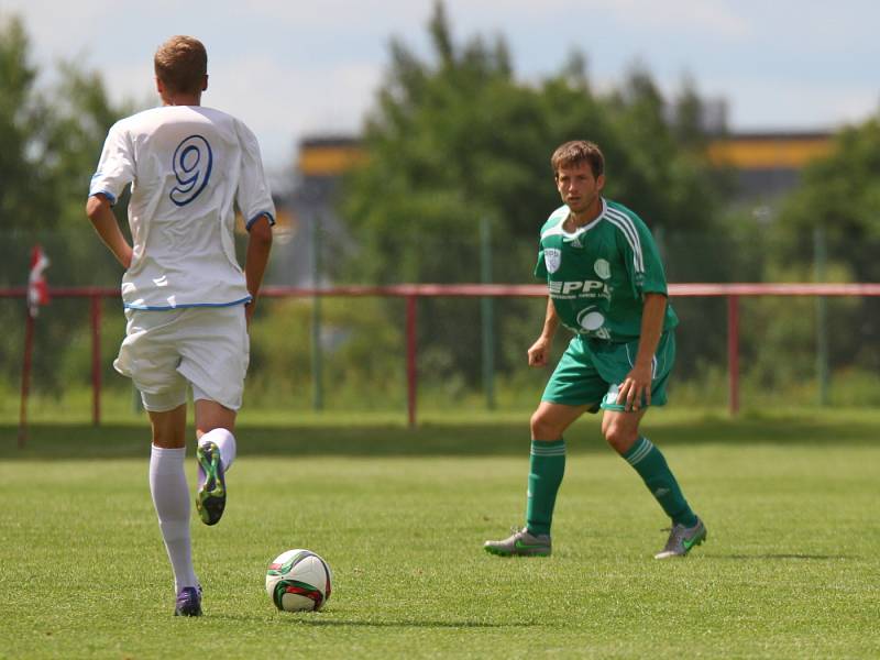 Sokol Hostouň - Aritma Praha 4:1, příprava 30. 7. 2016 (hřiště Dobrovíz)