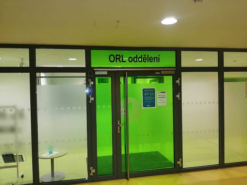 Oddělení ORL kladenské nemocnice.