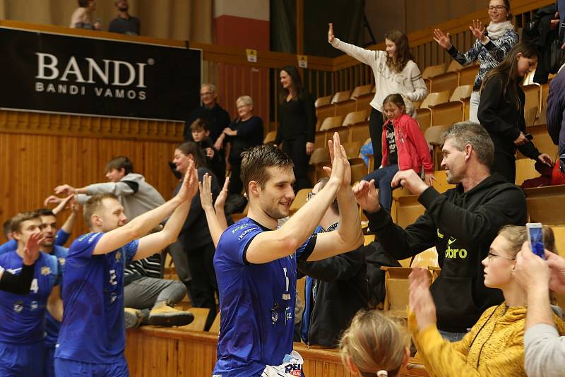 Kladno volejbal cz - Fatra Zlín 3:1, Extraliga volejbalu, Kladno, 7. 12. 2019