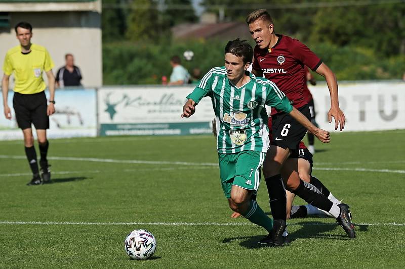 Sokol Hostouň vs. AC Sparta Praha U19 2:2 Zdroj: https://kladensky.denik.cz/fotbal-cfl-msfl/hostoun-dala-sparte-dva-goly-na-co-to-stacilo-20210611.html