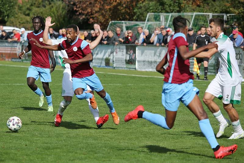 Sokol Hostouň - SK Rakovník 2:0 (1:0), ČFL 25. 9. 2021