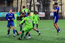 Fotbalová příprava: Vltavín (ve světlém) hostil Velvary. Ty zvítězily 2:1.