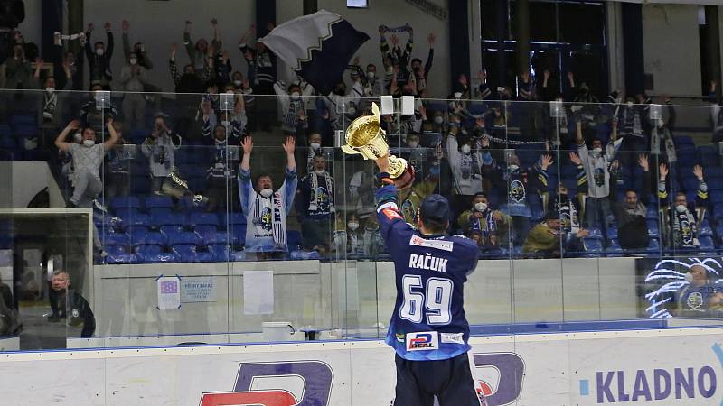 Rytíři Kladno - HC Dukla Jihlava 5:2, Finále play off první hokejové Chance ligy - 7. zápas, STAV 4 : 3 Kladno postupuje