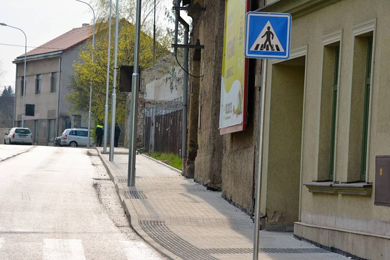 Opravy v ulici Milady Horákové v Kladně pokračují.