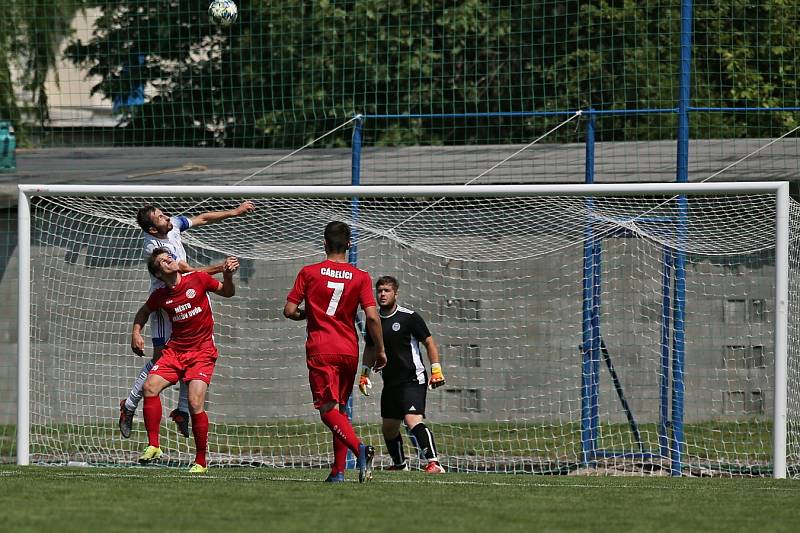 SK Kladno - FK Králův Dvůr 2:0, přátelské přípravné utkání 24.7. 2021