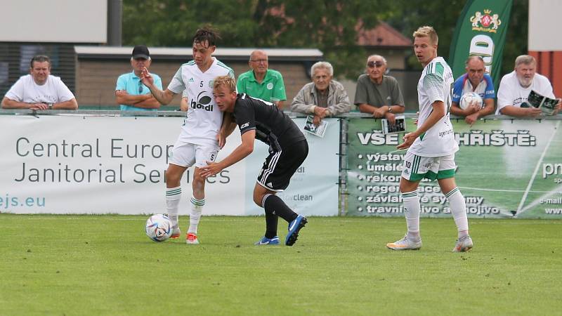 Sokol Hostouň - SK Dynamo Č. Budějovice B 1:2 (1:0), ČFL 13. 8. 2022