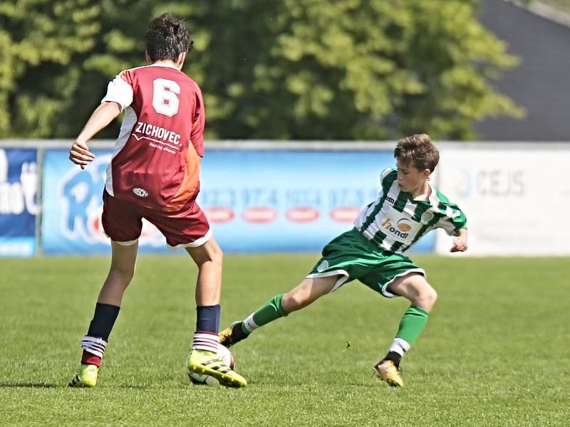 Sokol Hostouň - SK Zichovec 7:1 (3:1), U15 - OP Kladno, 21. kolo, 26. 5. 2018