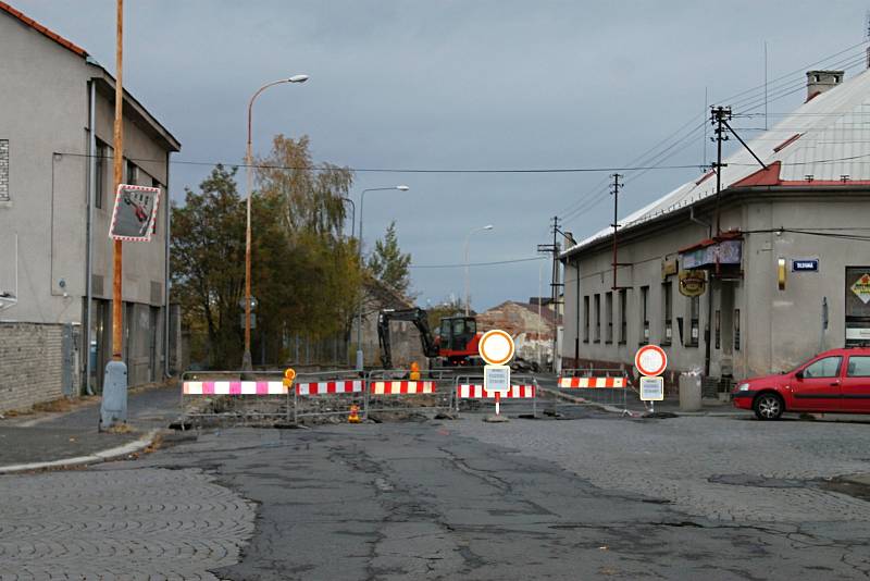 Práce na opravě ulice Milady Horákové už začaly.