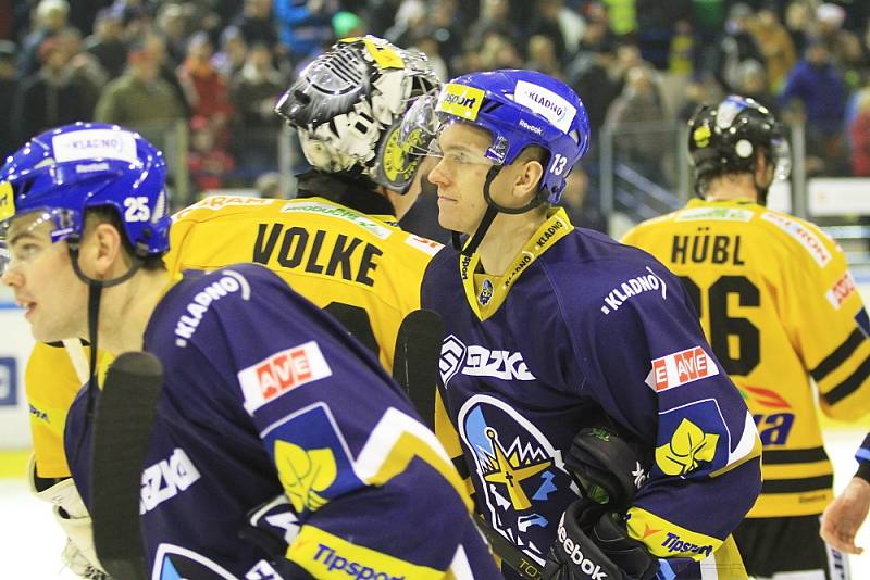 Rytíři s podporou loučícího se Jaromíra Jágra udolali Litvínov. Zlaté body. // Rytíři Kladno – HC Verva Litvínov 3:2, hráno 8. 1. 2013