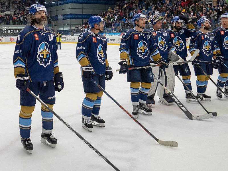 Kladno porazilo Piráty 2:1 dvěma góly z hokejky Jaromíra Jágra.