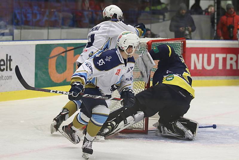 Hokejová Chance liga: Rytíři Kladno - HC Slovan Ústí nad Labem 3:2.