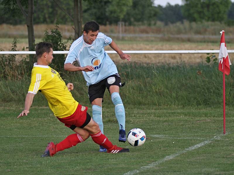 Sokol Hostouň - Dukla Jižní město 4:2, příprava 2. 8. 2017