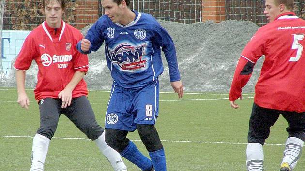 Plzeň B - Kladno 0:4. Antonín Holub.