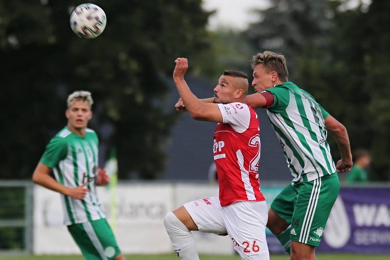 Sokol Hostouň - FK Pardubice 0:1 prodl., MOL CUP, 25. 8. 2021