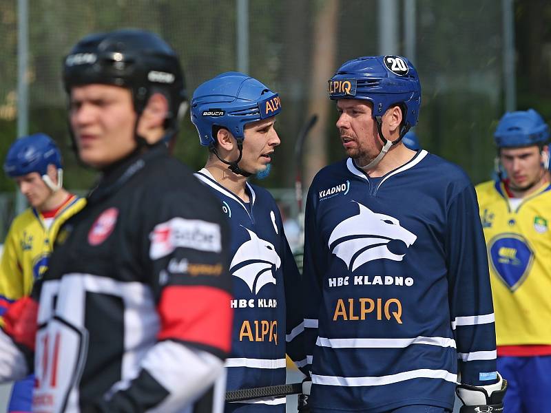 Alpiq Kladno – Kert Praha 0:2  , Kladno 18. 5. 2019, finále Extraligy hokejbalu 2018-9 , Kert vyhrál i třetí zápas a slaví titul.