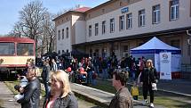 V poslední březnovou sobotu se na vlakovém nádraží ve Slaném i v blízkém okolí konal Den Cyklohráčku.
