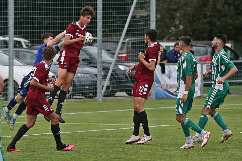 Sokol Hostouň - Sparta Praha U19 2:2, přátelské přípravné utkání 21.7. 2021