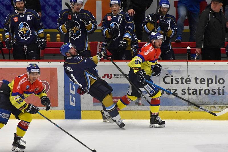 Kladno vyhrálo v Českých Budějovicích 4:2 a slaví návrat do extraligy.