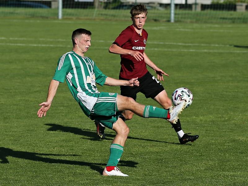 Sokol Hostouň vs. AC Sparta Praha U19 2:2 Zdroj: https://kladensky.denik.cz/fotbal-cfl-msfl/hostoun-dala-sparte-dva-goly-na-co-to-stacilo-20210611.html