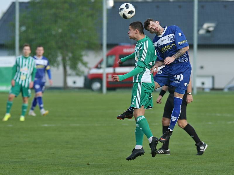 Sokol Hostouň - SK Kladno 2:0, Divize B, 28. 4. 2019