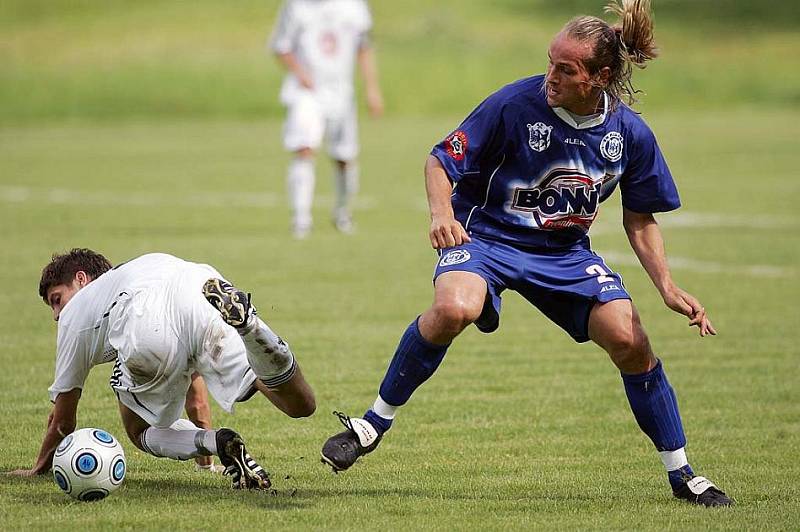 SK Kladno - Hradec Králové. Kladenský Tomáš Strnad