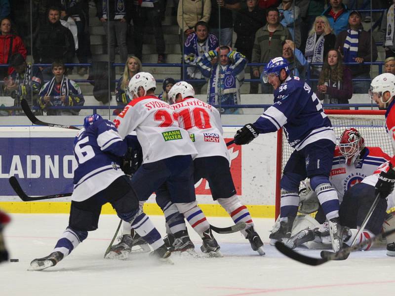 Rytíři Kladno – Horácká Slavia Třebíč 1:2 sn, WSM liga LH, 14. 9. 2015