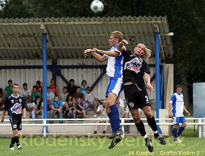 SK Kladno - Graffin Vlašim 2:1 (1:0), přípravné fotbalové utkání, hráno 15.7.2009 ve Velvarech