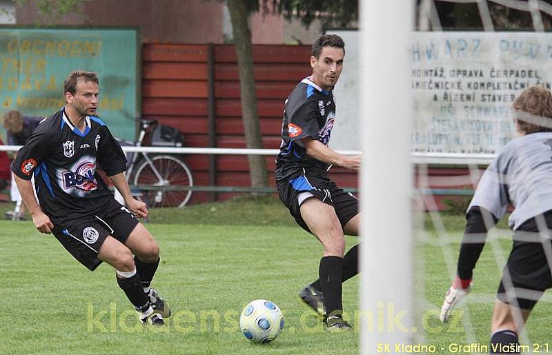 SK Kladno - Graffin Vlašim 2:1 (1:0), přípravné fotbalové utkání, hráno 15.7.2009 ve Velvarech