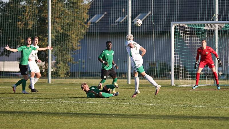 Sokol Hostouň - 1. FK Příbram B 3:4 (0:4), FORTUNA:ČFL, 24.10.2021