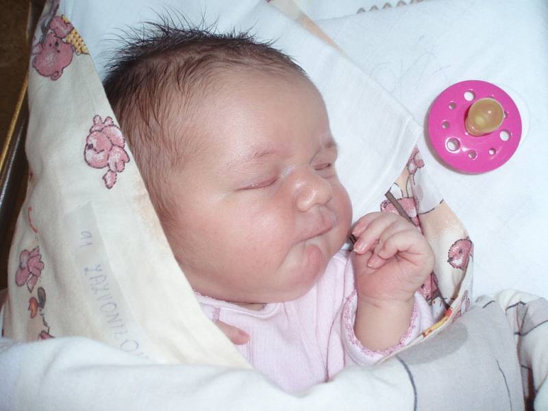 Kristýna Zazvonilová, Slaný. Narodila se 23. října 2012, váha 4 kg, míra 53 cm. Rodiče jsou Ilona Šlancová a Radek Zazvonil (porodnice Slaný).