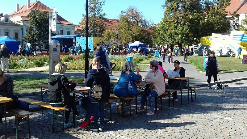 Tradiční slánská akce, Rožnění uherského býka a Finále Boulderzávody 2019.