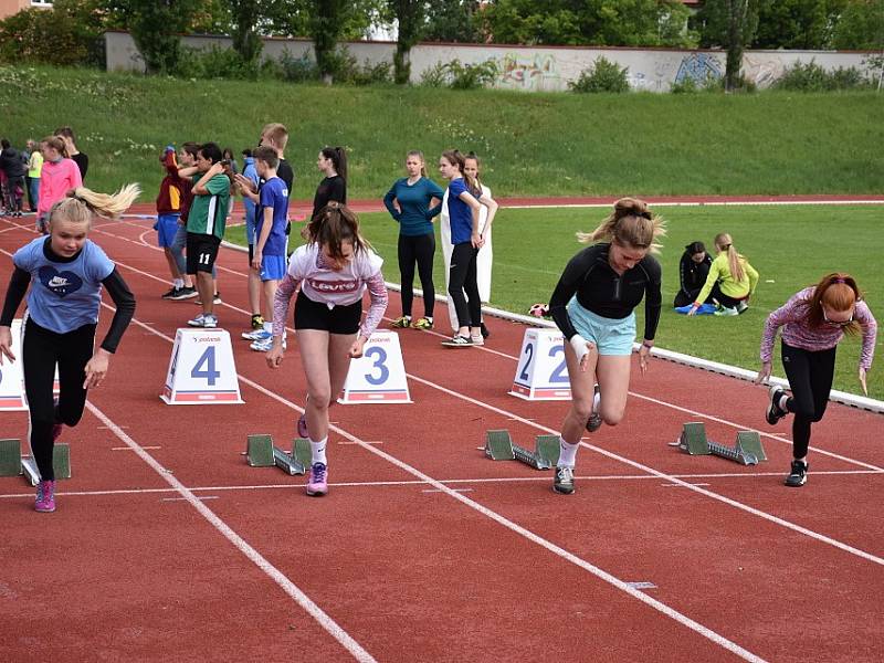 Krajské kolo sazka olympijského víceboje se konalo ve Slaném.