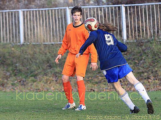 Sparta Kladno - FC Čechie Velká Dobrá B 7:0, OP - 7.11.2009