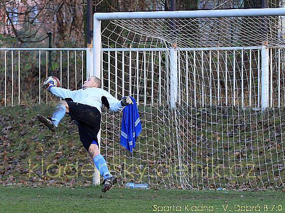 Sparta Kladno - FC Čechie Velká Dobrá B 7:0, OP - 7.11.2009