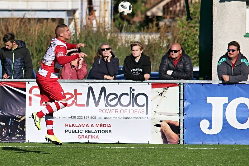 Sokol Hostouň - Povltavská FA 2:1 (1:1), ČFL, 4.10. 2020