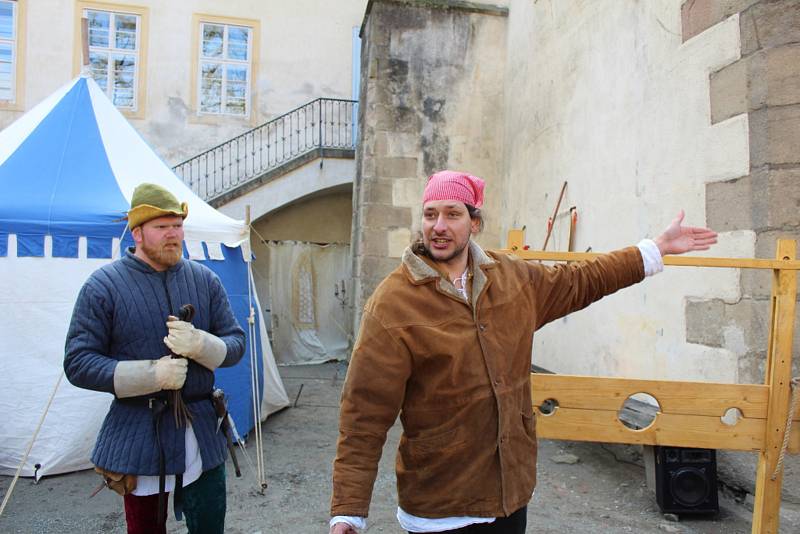 Svatomartinskou tradici si lidé připomněli na Křivoklátu.