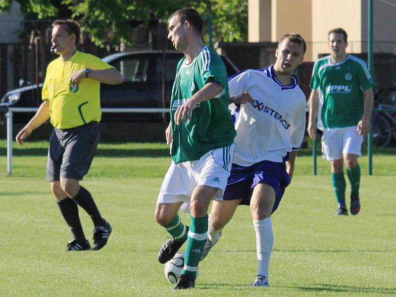 Sokol Hostouň - Sokol Tuchoměřice 3:1 , utkání I.B, tř.sk.B, 2009/10, hráno 6.6.2010 - 24.k.